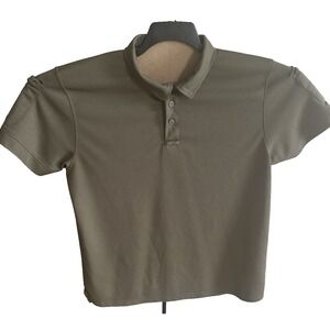 Mil-Tec Polo Shirts Quick Dry Breathable Tactical Polyester Green Size XX-Large